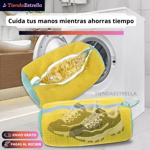 2X1 SNEAKWASH® ZAPATILLAS LIMPIAS Y PROTEGIDAS EN CADA LAVADO