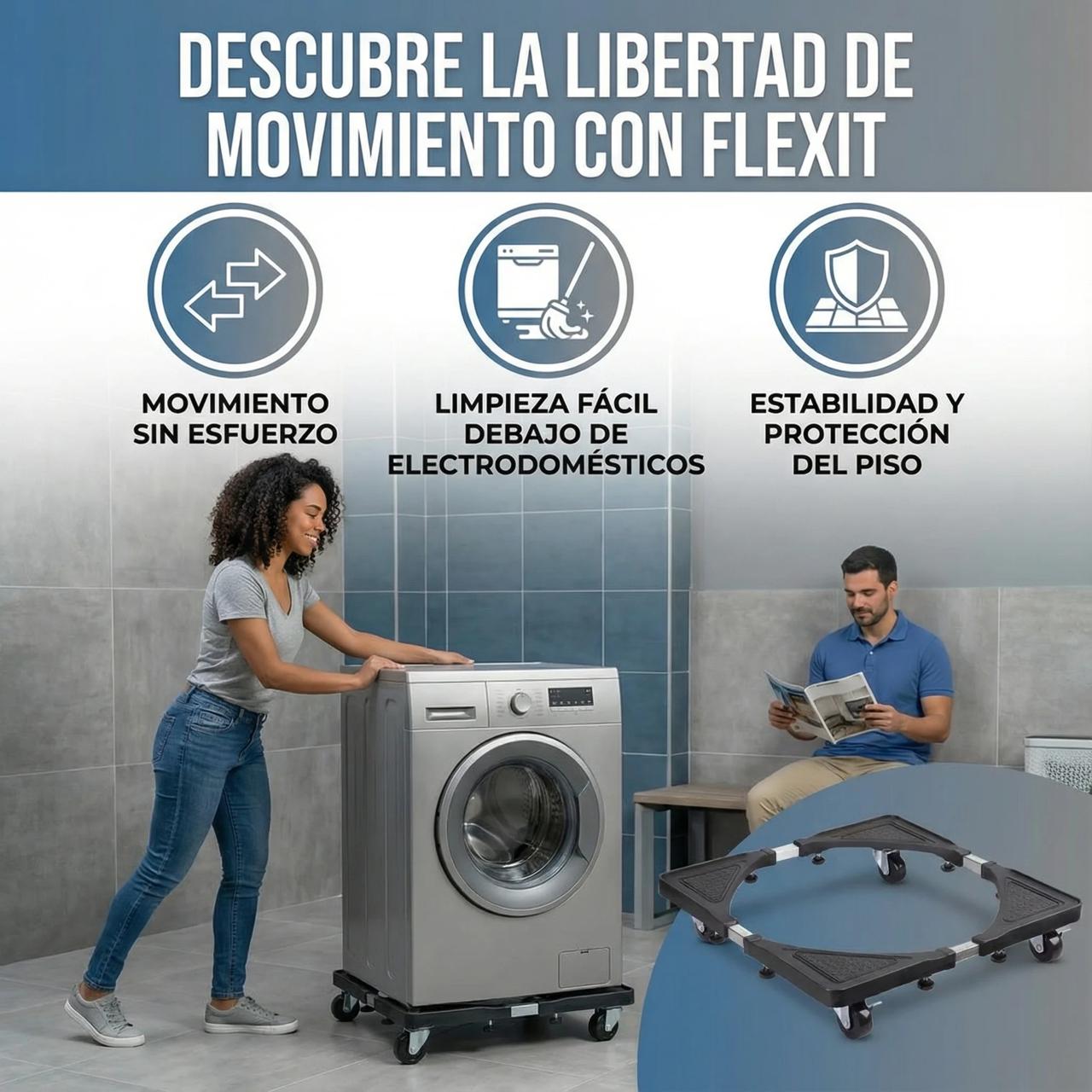 FLEXIT® BASE CON RUEDAS PARA ELECTRODOMESTICOS