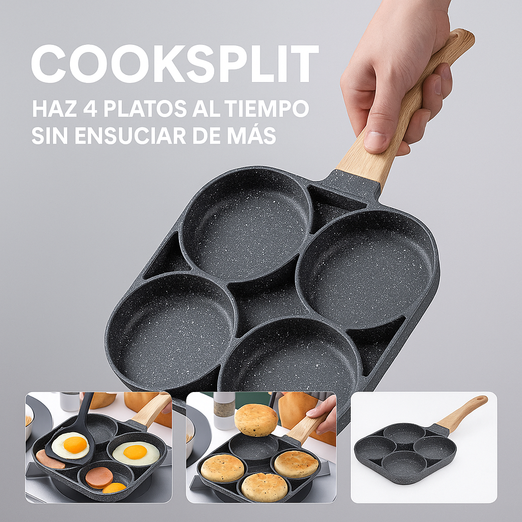COOKSPLIT® 4 PLATOS AL MISMO TIEMPO SIN ENSUCIAR DE MÁS