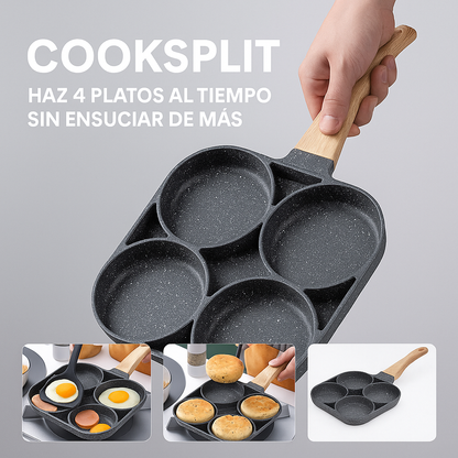 COOKSPLIT® 4 PLATOS AL MISMO TIEMPO SIN ENSUCIAR DE MÁS