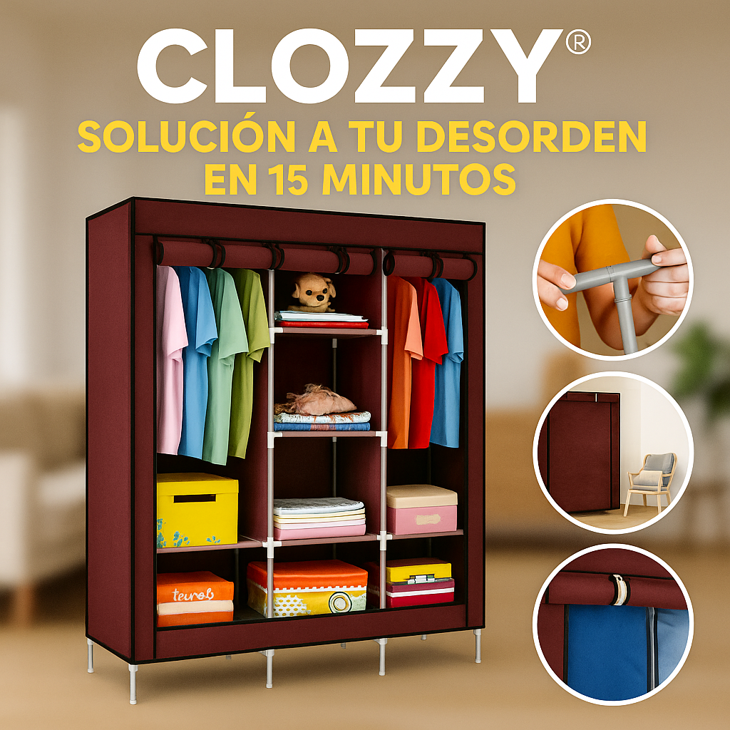 CLOZZY® SOLUCIONA TU DESORDEN EN 15 MINUTOS