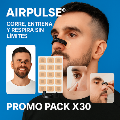 AIRPULSE PACK X30® CORRE, ENTRENA Y RESPIRA SIN LIMITES